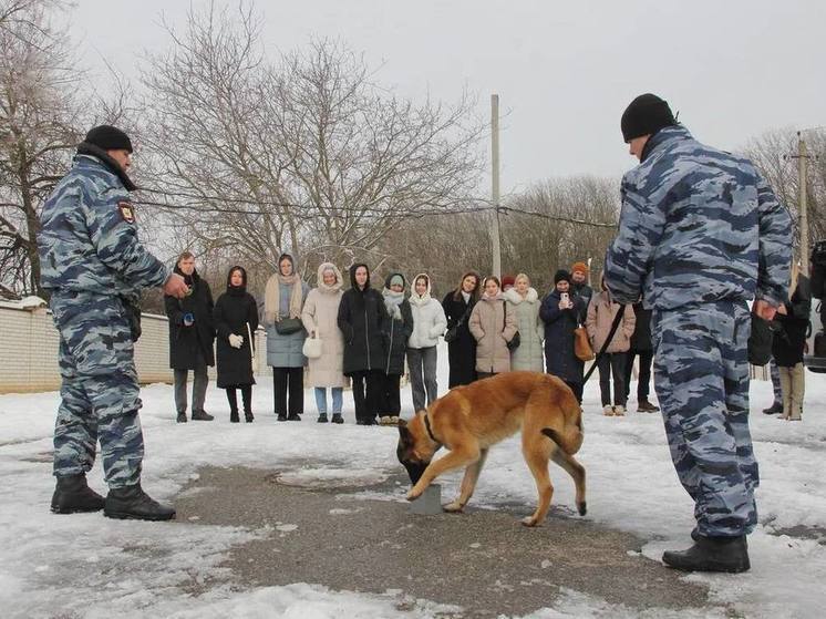 В Ставрополе участники «Студенческого десанта» встретились с кинологами