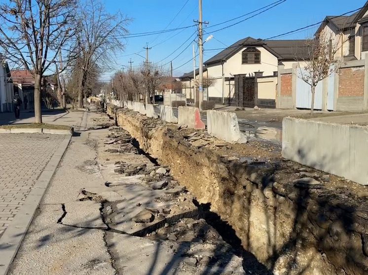 В столице КБР продолжается масштабный проект обновления улицы Кешокова