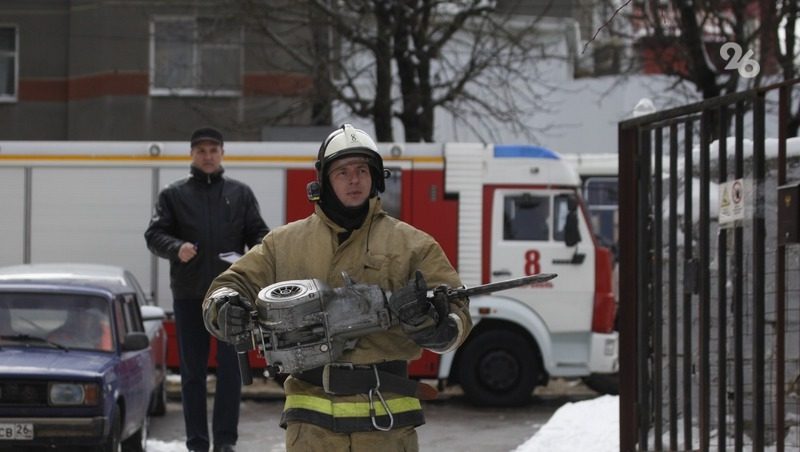 За сутки на Ставрополье произошло шесть пожаров