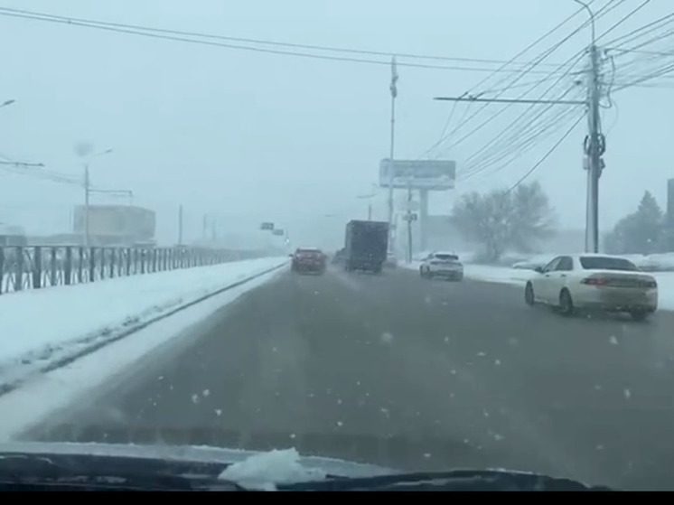 Экипажи ДПС сообщают об ухудшении погодных условий на дорогах Ставрополья