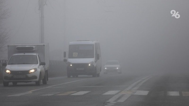 Непогода усложняет движение на дорогах в Ставрополе и КМВ