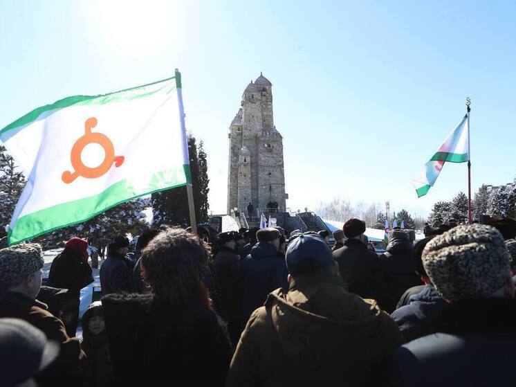 Память жертв депортации 1944 года почтили на митинге в Назрани