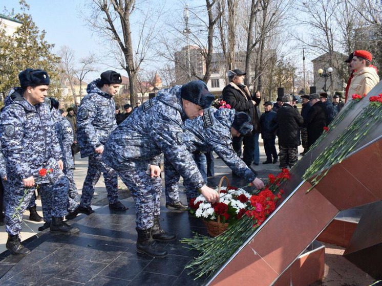 В Северо-Кавказском округе Росгвардии прошли памятные мероприятия в 36-ю годовщину вывода советских войск из Афганистана