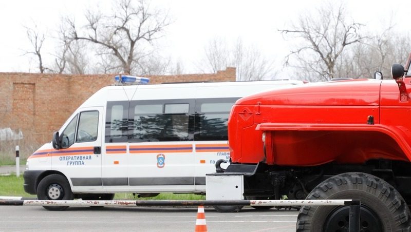 Животноводческая ферма горит в Георгиевском округе, погиб человек