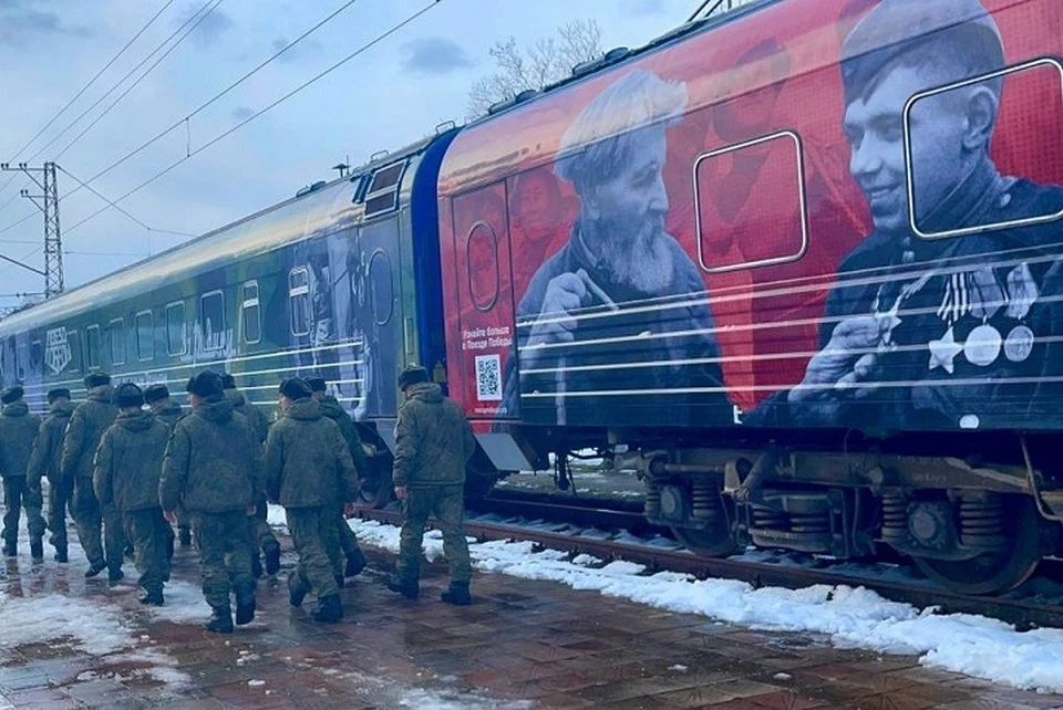 «Поезд Победы» прибыл в Кабардино-Балкарию0