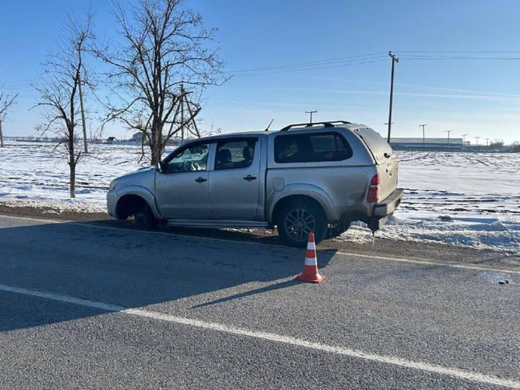 В Будённовском округе водитель пострадал из-за чужого колеса