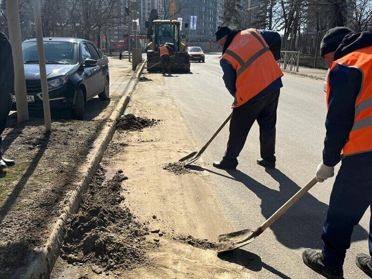 В Ставрополе начался ямочный ремонт