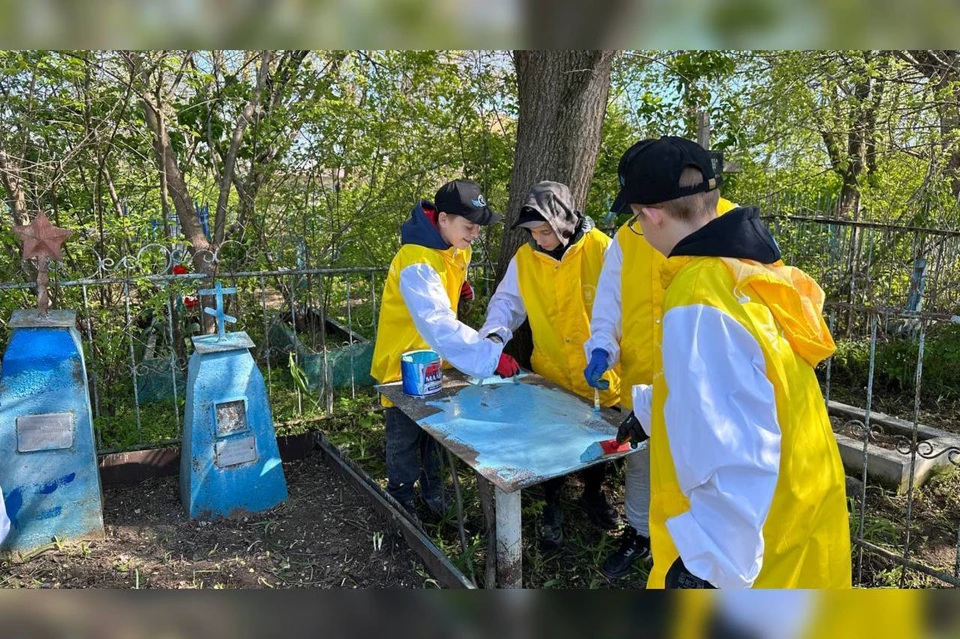 Места воинских захоронений привели в порядок волонтеры округа Ставрополья0