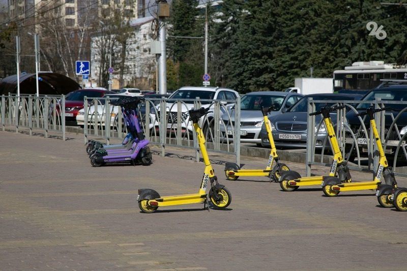 Новые правила парковки электросамокатов ввели в Ставрополе