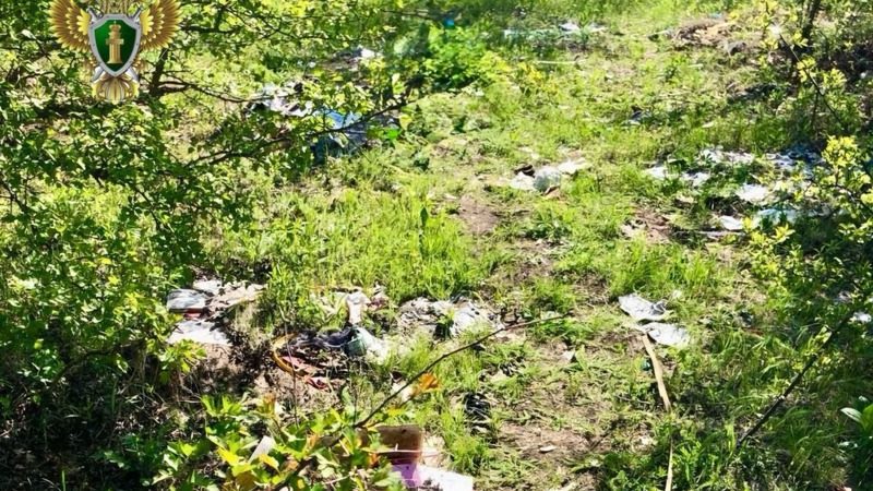 На горе Верблюд по требованию прокуратуры ликвидировали незаконную свалку