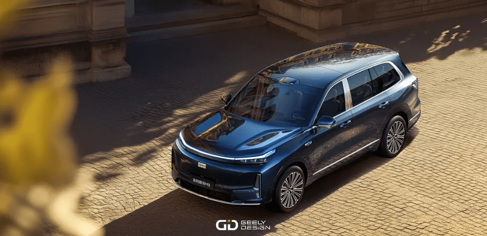 Начались продажи большого кроссовера Geely Galaxy M9: у него длина больше 5 метров, крутое оснащение и низкая цена