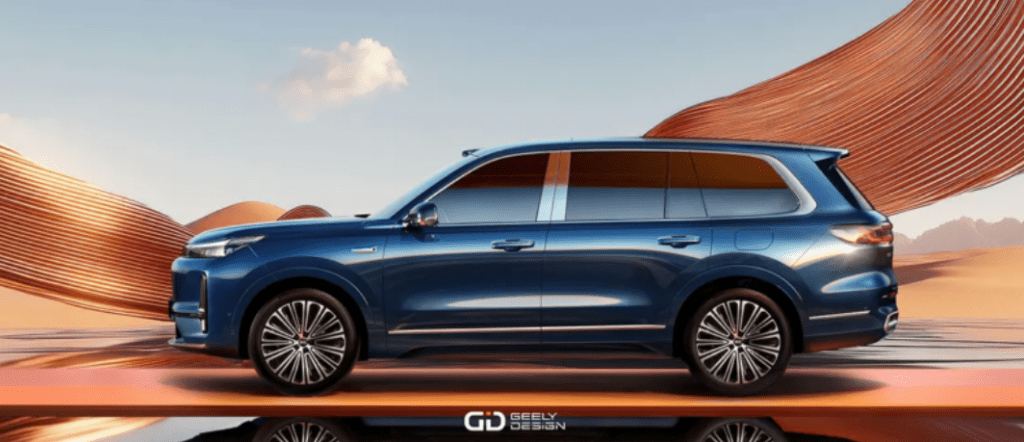 Начались продажи большого кроссовера Geely Galaxy M9: у него длина больше 5 метров, крутое оснащение и низкая цена
