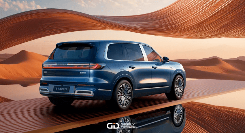 Начались продажи большого кроссовера Geely Galaxy M9: у него длина больше 5 метров, крутое оснащение и низкая цена