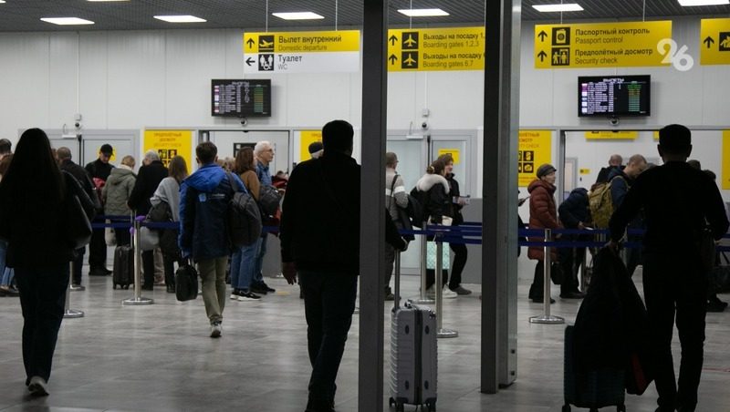 Ночной рейс в Ташкент из Минвод задержали на 1,5 часа по технической причине