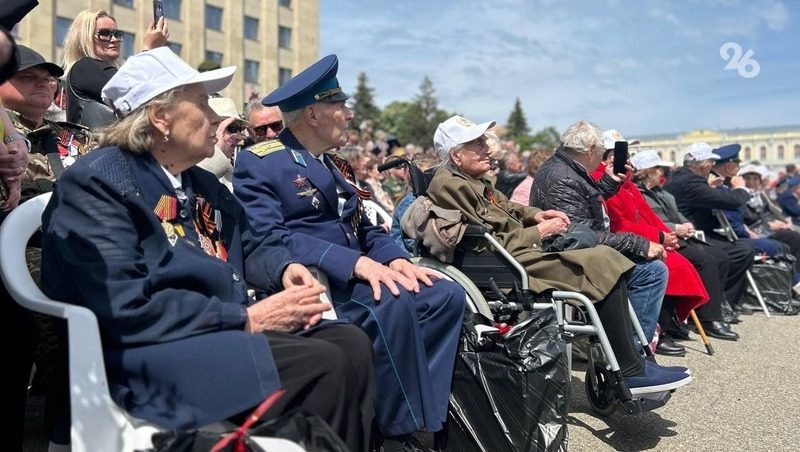 Парад Победы прошёл в центре Ставрополя