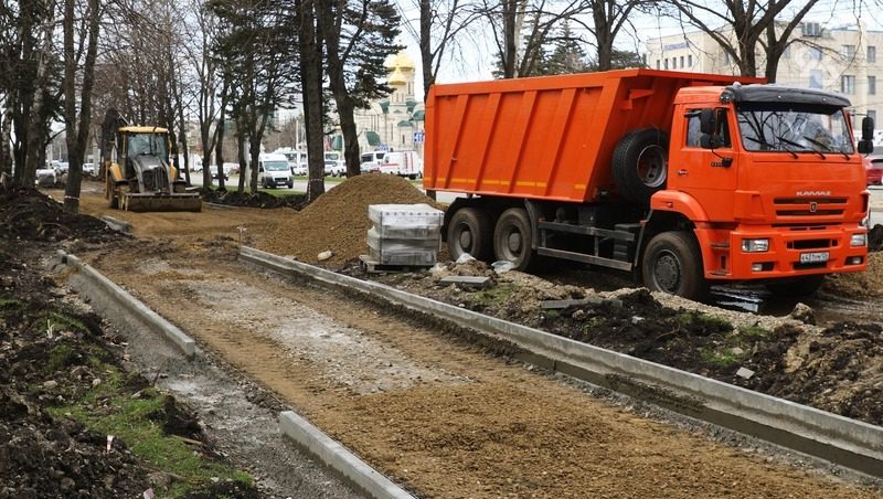 Почти 200 м тротуара по улице Тельмана отремонтировали в Ставрополе