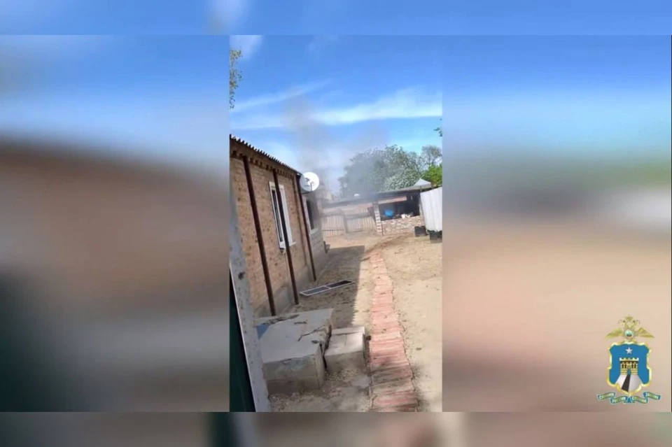 Полицейские на Ставрополье помогли женщине с двумя детьми выбраться из пожара0