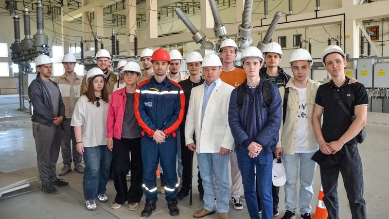 Студенты-энергетики побывали на электроподстанции «Бештау» в Пятигорске