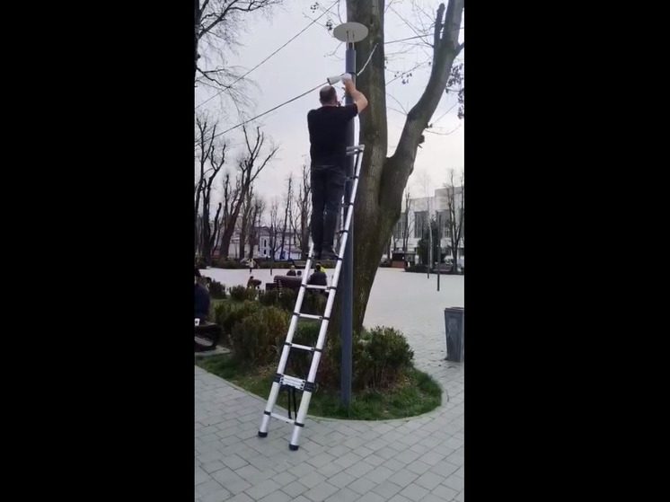В популярных общественных местах Владикавказа установили 20 камер наблюдения