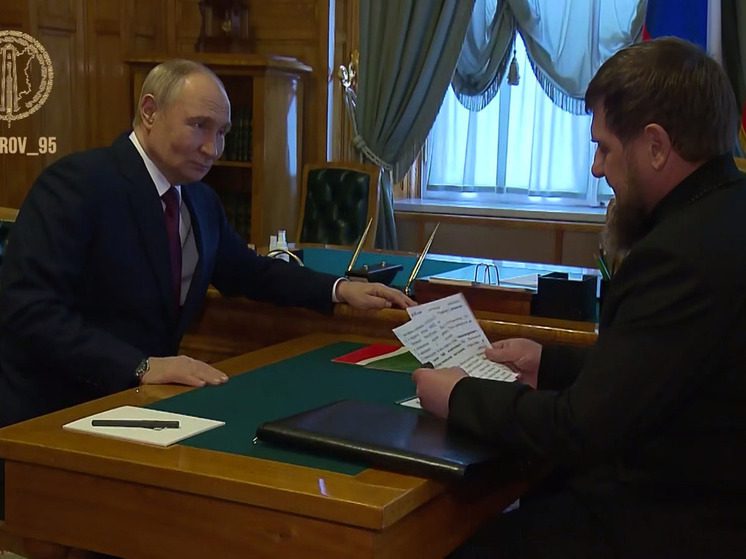 Владимир Путин в Кремле встретился с Рамзаном Кадыровым