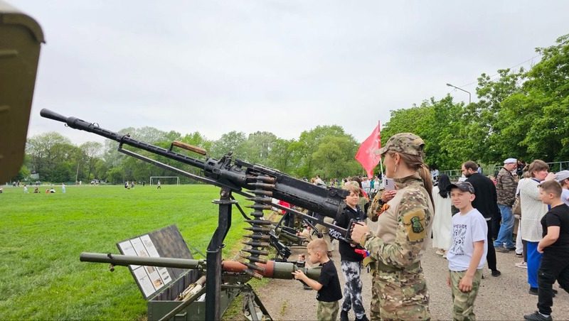 Выставку военной техники и вооружения организовали в Предгорном округе
