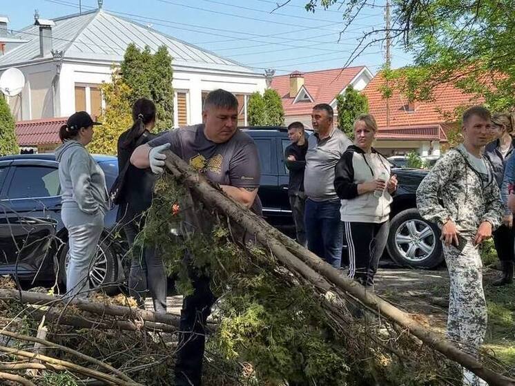 Жители Ессентуков вместе с мэром привели в порядок лесополосу в микрорайоне Южном