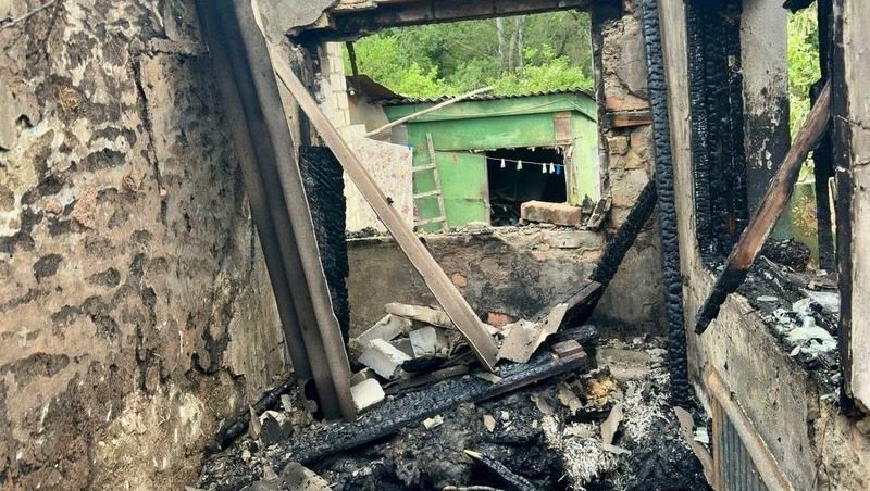 Жительница Предгорного округа лишилась дома из-за возможного поджога