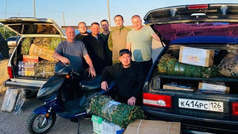 Автомобиль, полный горячей выпечки, отправили в зону СВО из Советского округа