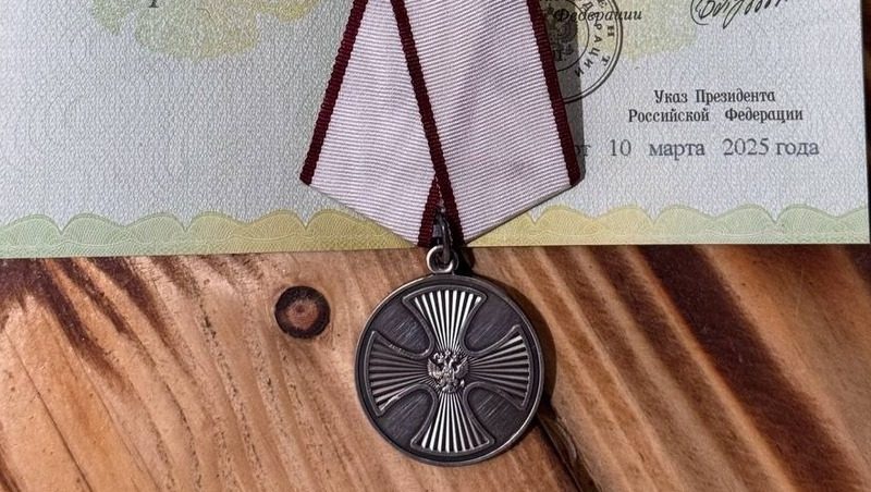 Бойца СВО из Предгорного округа наградили медалью «За спасение погибавших»