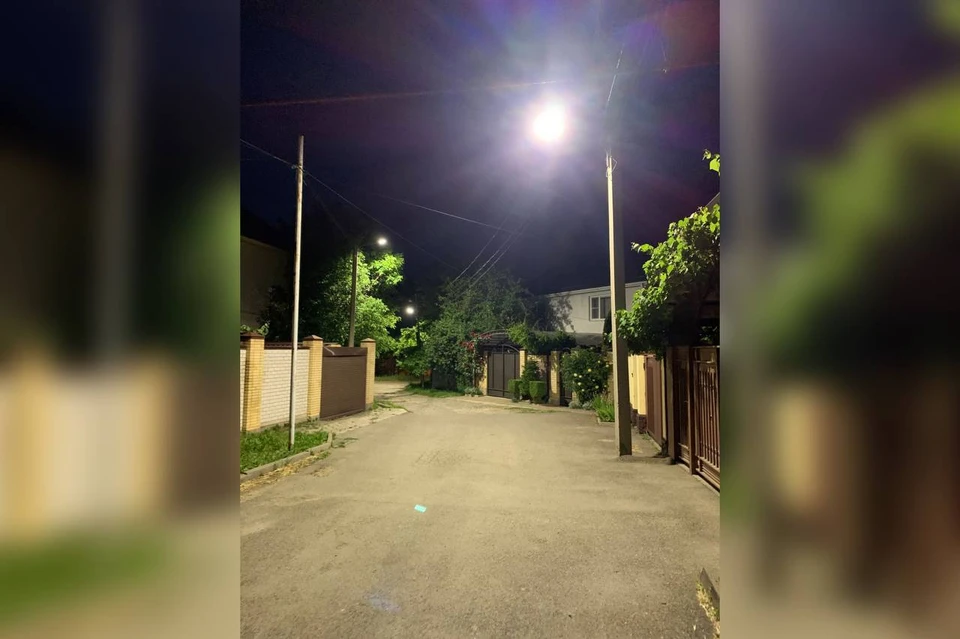 Более двух километров освещения построили на улице Просторной в Ставрополе0