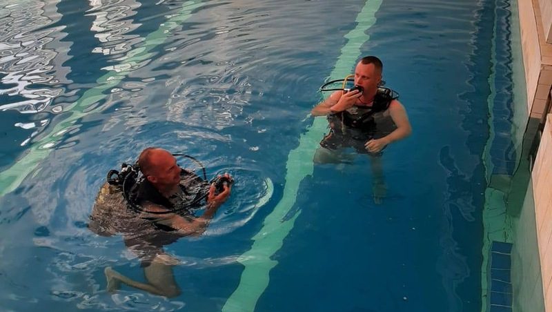 Ессентукские водолазы проходят спецподготовку в Новороссийске