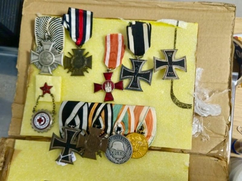 Контрабанду с медалью Вермахта и наградами 1914 года изъяли в Ставрополе