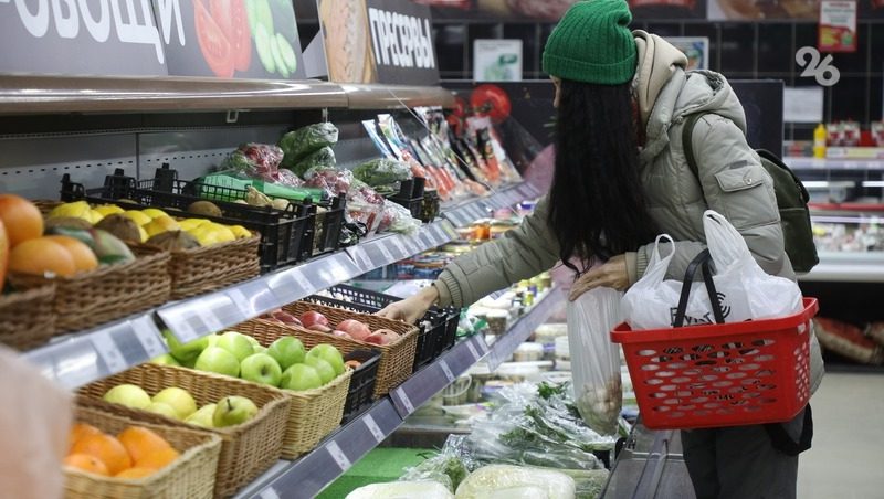 На Ставрополье нарастили выпуск продуктов на 12% — минэк региона