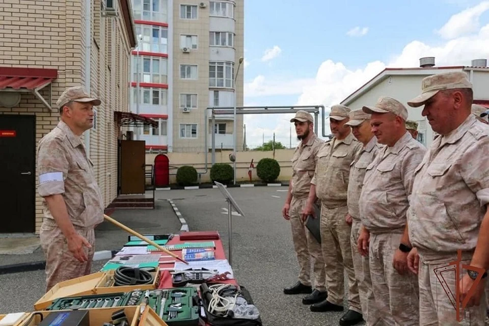 На Ставрополье проходят сборы офицеров технического обеспечения Росгвардии СКФО0