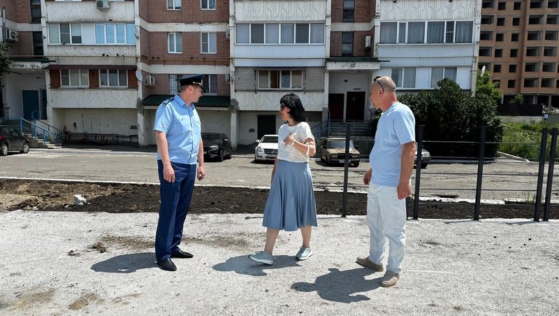 Партдисант проинспектировал благоустройство общественных пространств на Ставрополье