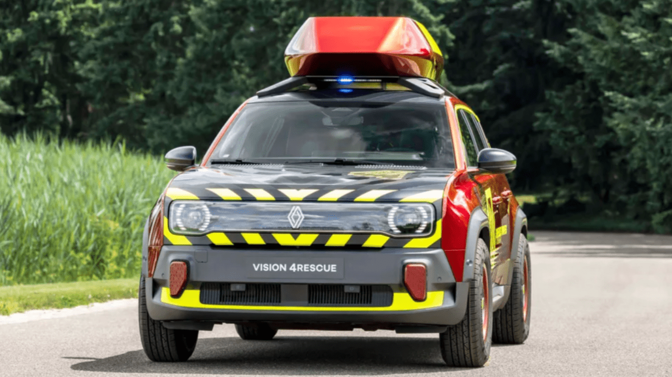 Представлен Renault Vision4Rescue: автомобиль для спасателей с системой запуска беспилотников