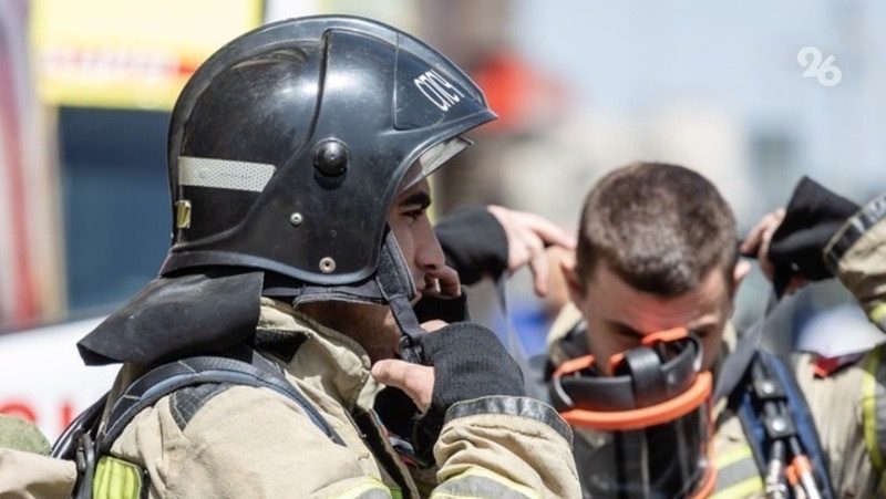 Рынок загорелся в центре Кизляра