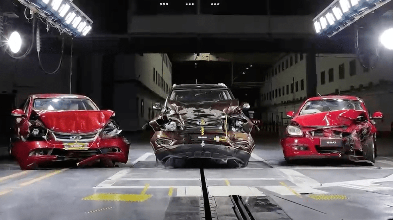 Старые модели Chery разбили по методике Euro NCAP: результаты краш-теста удивили