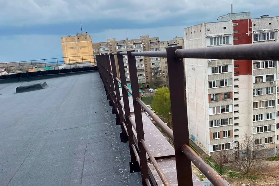 В Лермонтове на Ставрополье завершили капитальный ремонт крыши пятиэтажки0
