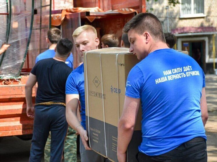  В Луганскую область из Кисловодска доставили гуманитарный груз в поддержку детей