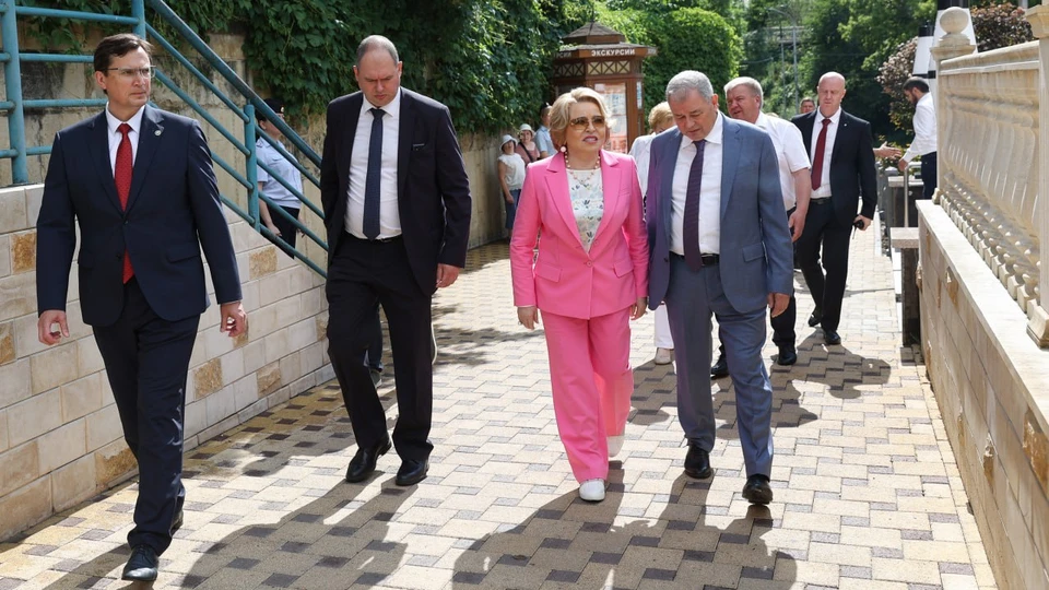 Валентина Матвиенко посетила Кисловодск с рабочей поездкой0