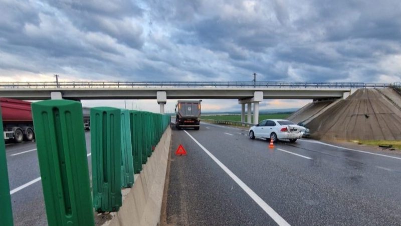 Водитель пострадал в массовой аварии в Предгорном округе