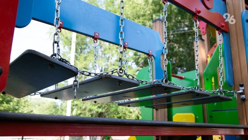 Детская спортплощадка появится в селе Апанасенковского округа осенью