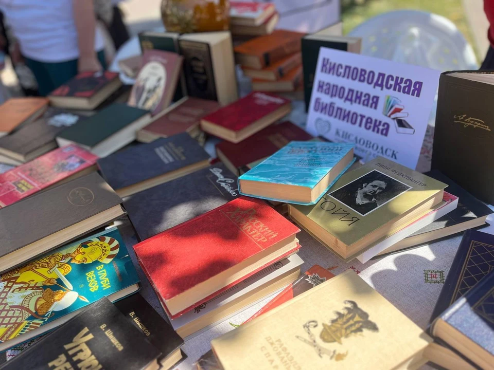 Кисловодской библиотеке под открытым небом передали три тысячи книг0