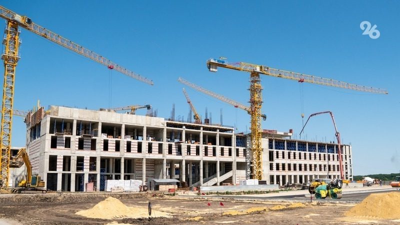 Новый детский сад строится в Михайловске по нацпроекту «Семья»