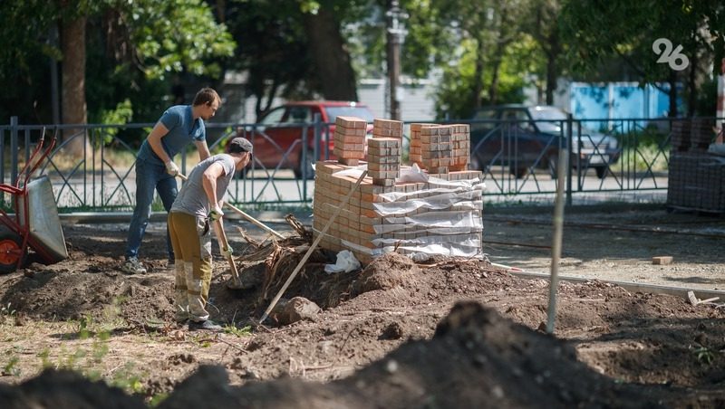 Объекты благоустройства, выбранные ставропольцами в 2024 году, выполнены на 68%