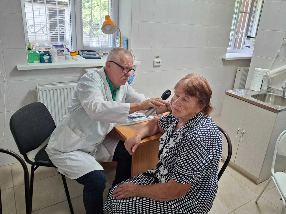 Ставропольские врачи обследовали пациентов в селе Казинка0