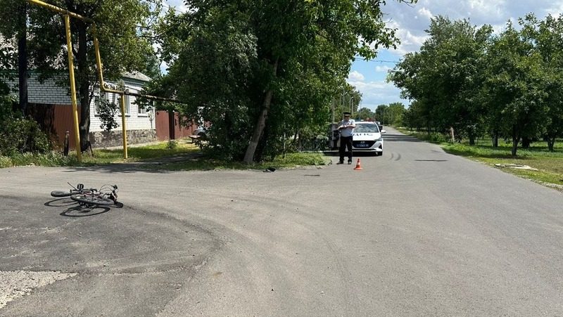 В Труновском округе легковушка сбила восьмилетнего мальчика на велосипеде