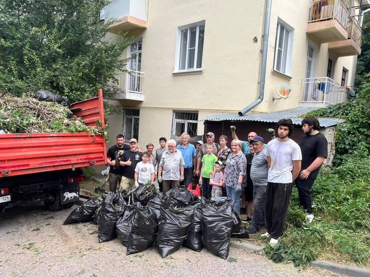 Волонтёры Кисловодска привели в порядок территорию Солдатской горы