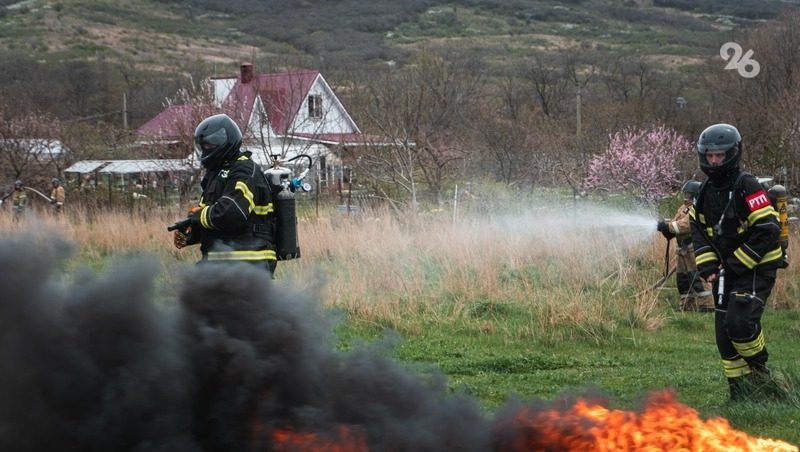 137 пожаров и девять ДТП произошли на Ставрополье за выходные